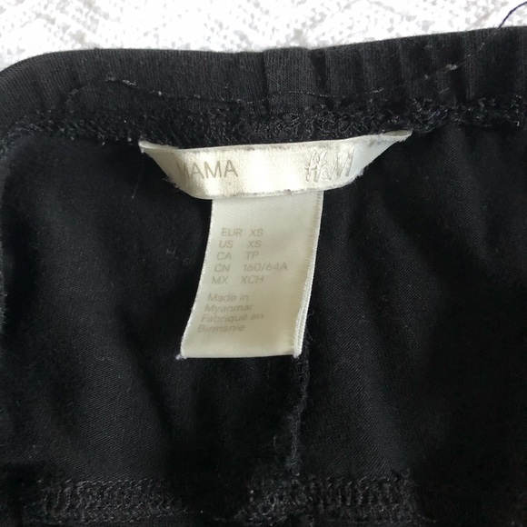 H&M black maternity pants with zippers - mama - Picture 5 of 6